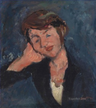  Chaim Lienzo - La mujer polaca Chaim Soutine Expresionismo